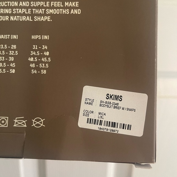 NEW SKIMS Bodysuit Mica Size L/XL - Picture 3 of 4